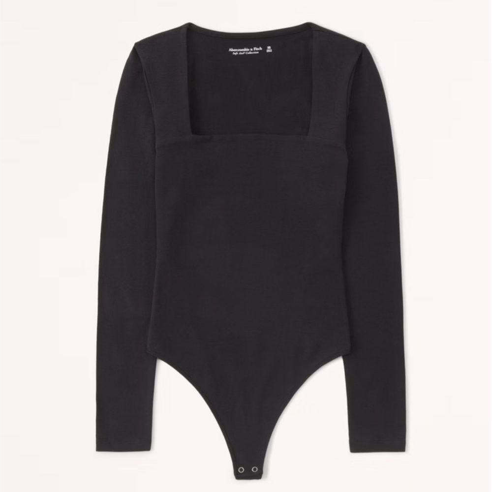 ABERCROMBIE SQUARE NECK LONG SLEEVED BODYSUIT